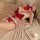 Sexy christmas bodysuit costume featuring open-crotch design, perfect for role play. includes festive red and white accents w...