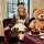 A stylish maid café lolita dress featuring puff sleeves, an apron design, and sweet accents, perfect for a charming café sett...