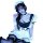 Cute maid cosplay dress featuring ruffled sleeves and collar, perfect for lolita style outfits. ideal for women seeking a cha...
