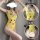 Sexy anime maid costume bodysuit featuring big eyes and cartoon design, perfect for role play outfits.