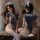 Sexy lolita style maid costume with strapless design, perfect for cosplay events or fancy gatherings.