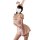 Pink bunny maid lingerie set with lace, sheer sleeves, and flirty skirt—perfect for sexy role play costumes.