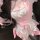 Soft pink lolita maid costume with ruffles, bows, and cute cat design, perfect for cosplay or teen/adult fashion.