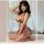 Woman modeling manny night lingerie - sweet sheer bodysuit with push-up and open-crotch design, cute campus sleepwear style.