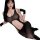 Sexy black sheer lace bodysuit with open-crotch design, strapless one-piece lingerie set featuring cutouts and fingerless glo...