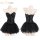 Mannyan dark angel corset set: sexy lace mesh bodysuit with boning, strapless bra top, and tulle skirt for women.