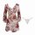 Mannyan sexy floral deep v-neck silk robe with sheer kimono sleep set - elegant lingerie nightwear