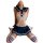 Sexy lace bodysuit featuring cute sailor uniform design, perfect jk style outfit with sheer cutouts and thigh-high stockings.