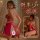 Sexy lace halter corset dress featuring sheer design, perfect for chinese new year celebrations, showcasing elegant qipao sty...