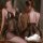 Two women modeling the mannyan sexy lace sleep dress – a sheer mesh nightgown with elegant cut-outs, adjustable straps, and o...