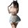 Mannyan sexy maid costume outfit - cute & alluring lingerie set for date night, role play & cosplay