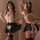 Sexy maid costume with split skirt, lace details, and bow accents—perfect for passionate role play. no-remove design.