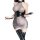 Sexy pvc lace bodysuit with sheer mesh pencil dress, perfect secretary costume set for women.