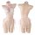 Mannyan spring peach blossom cheongsam lingerie - sheer vintage sleep dress, sensual & flirty no-remove design