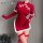 Vintage silk velvet qipao dress with high slit and traditional knotted buttons, paired with fishnet stockings for a sexy look...