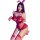 Sexy mannyan new year bunny costume featuring a bodysuit with garter straps and open-crotch design, perfect for role play and...