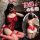 Mannyan new year bunny girl sheer open-crotch bodysuit - sexy costume lingerie for christmas role play, festive red design wi...