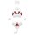 Mannyan new year lingerie set featuring a sexy christmas bow lace cut-out open-crotch bikini costume for women, complete with...