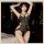mannye qing pure & tempting lingerie set - seductive no-remove bedroom uniform with open-crotch design