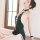 Elegant vintage cheongsam sleepwear set featuring high-slit backless design, mandarin collar, and frog closures for a classic...