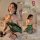 Sexy mannyqing fairy green snake cheongsam cosplay dress with sexy stand-up collar, sheer mesh bodycon design for women.