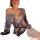 Elegant mannyqing japanese kimono-style lingerie set featuring a sexy satin open-front design with an alluring floral print, ...