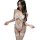 Sexy open-crotch lace sheer bodysuit with stockings, elegant design for womens seductive outfits.