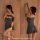 Sexy and professional integration design, elegant sheer sleepwear dress with uniform style, no-remove fantasy nightwear for w...