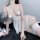 Mannyqing sheer white sleepwear set with lace trim, open-crotch design, and tassel details for a bold, flirty look.