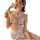 Elegant bunny girl design with lace and sheer fabric, perfect for sleepwear or costume. soft pink tones add charm and allure.