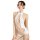 White lace-front halter top with crisscross cutouts, revealing cleavage, perfect for intimate wear or evening elegance.