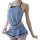 Sexy mannyqing seductive sheer cheongsam sleep dress with sexy side-slit design, perfect nightgown for women.
