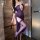 Mannyu sexy lingerie dress - sheer mesh high-slit evening gown for women, european and american style erotic outfit