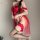 Manyan pure & alluring chinese-style halter bodice set - sexy date night lingerie sleepwear for new year, featuring elegant r...