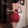 Manyu new year sexy v-neck backless lingerie set - slim-fit pearled chain slip dress, elegant design with delicate lace and p...