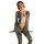 Woman modeling snake-print mei xing qing - pure & tempting small-bust enhancing cosplay lingerie set with cutout design.