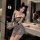 Sexy meinaer lingerie set featuring a cute leopard print bodycon skirt outfit, perfect for women seeking allure and comfort.
