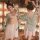 Vintage-inspired sheer lingerie set featuring pearl embellishments, delicate dudou design, and tassel skirt, perfect for exot...