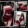Midnight rose sexy lace bralette set - velvet red valentines day lingerie gift for her