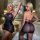 Blonde model wearing mink oil sheer bodysuit with open-crotch design, showcasing sensual european-style lingerie for curvy wo...
