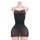 Sheer black bodysuit with open-crotch design, featuring a lace neckline and halter straps, perfect for curvy women.