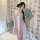 Vintage-inspired sheer nightwear set featuring floral embroidery, perfect for romantic chinese new year celebrations. ideal f...