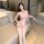 Misty romance lace bodysuit featuring sheer mesh design with open cups and open crotch, perfect for women seeking elegant yet...
