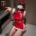 Sexy christmas uniform featuring misty romance lingerie set - new chinese style qipao for couples, pure & tempting holiday ou...