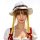 Munich oktoberfest hat featuring bavarian design, with braided hair style and festive embroidery, perfect for beer festival o...