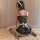 Seductive maid costume set featuring lace dress with bow, perfect for role play lingerie outfits. includes accessories for an...
