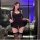 Night cat sexy sheer lingerie set - cute open-back sleep dress with thong cutout & adjustable straps