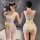 Sexy strapless bodycon lingerie featuring night charm embroidery and a bow detail, perfect for intimate wear.