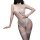 Night Charm Lace Bodysuit with Bells - Sexy Sheer Sleepwear Set for Women, No-Remove Intimate Outfit - Product Image