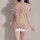 Night charm sexy maid costume set - lace seductive lingerie with open-crotch design for playful intimacy